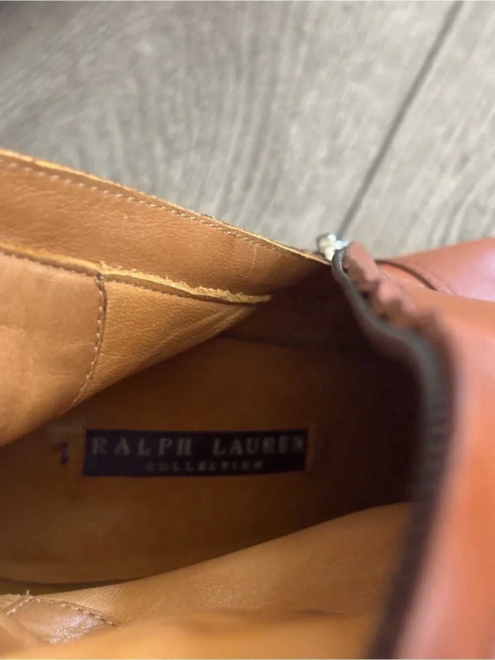 Ralph Lauren vintage Women's Over-the-Knee High Heel Boots - Tan